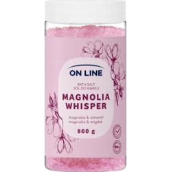 On Line Relaksująca Sól Do Kąpieli Magnolia Whisper Mleczko Migdałowe 800g