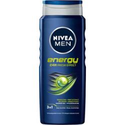 Nivea Men Energy 3w1 Energetyzujący Żel Pod Prysznic Męski z Miętą 500ml
