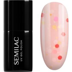 Semilac Lakier Hybrydowy Do Paznokci Manicure Beż 932 Confetti Dance 7ml