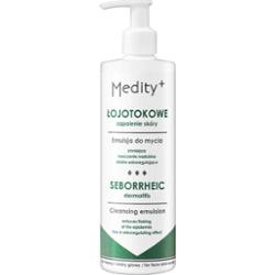 Medity+ ŁZS Seborrheic Dermatitis Emulsja Do Mycia Twarzy Skóry Głowy 200ml