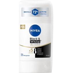 Nivea Black White Silky Smooth 72H Antyperspirant Damski w Sztyfcie 50ml