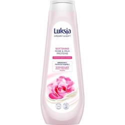 Luksja Creamy Soft Kremowy Płyn Do Kąpieli Wygładzający Róża Proteiny 900ml