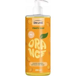 On Line Fruity Shot Mydło w Płynie Do Mycia Rąk z Pompką Orange 390ml