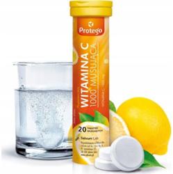 Protego Witamina C 1000 Suplement Diety Układ Odpornościowy 20 Tabletek
