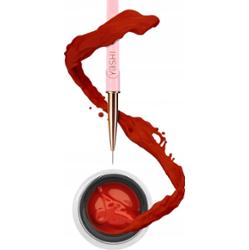 Yoshi Paint Gel UV LED Red Żel Do Paznokci Zdobień Płaskich Czerwony 5ml