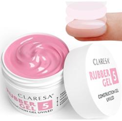 Claresa Rubber Gel Żel Konstrukcyjny Kauczukowy UV/LED 5 Średni Róż 45g