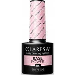 Claresa Base Power Baza Hybrydowa Róż Drobinka 05
