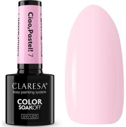 Claresa Lakier Hybrydowy Do Paznokci Pastelowy Róż Ciao Pastel 7 5g