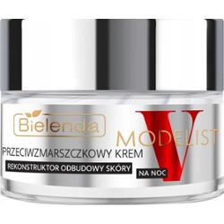 Bielenda V-Modelist Przeciwzmarszczkowy Krem Do Twarzy Odbudowa Na Noc 50ml