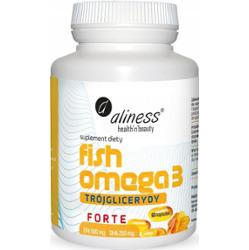 Aliness Fish Omega 3 FORTE Trójglicerydy 500/250mg Suplement Diety 60 caps.