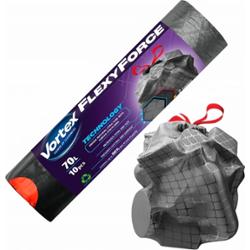Vortex Flexy Worki Na Śmieci z Taśmą Ściągającą Mocne 70L 10 Sztuk
