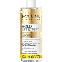 Eveline 24K Gold 5w1 Odmładzający Płyn Micelarny Dla Cery Dojrzałej 500ml