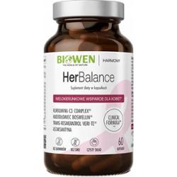 Biowen HerBalance Witaminy Dla Kobiet Kurkuma Zielona Herbata 60 Kapsułek