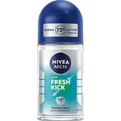 Nivea Men Fresh Kick 72H z Wodą Kaktusową Antyperspirant Męski w Kulce 50ml