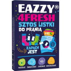 EAZZY Listki Do Prania 4 Fresh Zapachowe Wydajne Ekologiczne Na 40 Prań