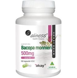 Aliness Bacopa Monnieri 500mg Suplement Diety Ekstrakt Brahmi 100 Kapsułek