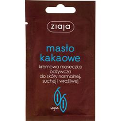 Ziaja Masło Kakaowe Odżywcza Maseczka Do Twarzy Cera Normalna Wrażliwa 7ml
