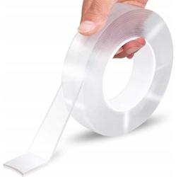Taśma Klejąca Dwustronna Mocna Nano Wielokrotnego Użytku 2cm x 10m