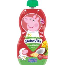 Bobovita Deser Dla Dzieci Banan Mango z Musem Kokosowym Po 6 Miesiącu 100g