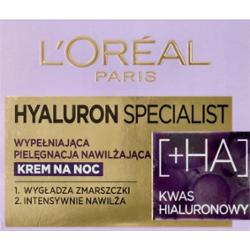 Loreal Hyaluron Specialist Intensywnie Nawilżający Krem Do Twarzy Noc 50 ml
