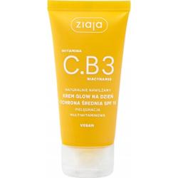 Ziaja C.B3 Niacynamid Rozświetlający Krem Do Twarzy Na Dzień SPF 15 50ml