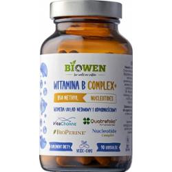 Biowen Witamina B Complex Suplement Diety Uklad Nerwowy Odporność 90 Caps