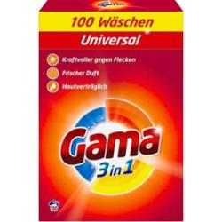 Gama Universal Niemiecki Proszek Do Prania Białego Kolorowego 50 Prań 3kg