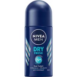 Nivea Men Dry Fresh Męski Antyperspirant w Kulce 72H Ochrony Roll-On 50ml