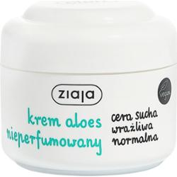Ziaja Nieperfumowany Krem Do Twarzy Aloes Cera Sucha Wrażliwa Normalna 50ml