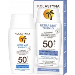 Kolastyna Mat Wodoodporny Fluid Do Twarzy Niewidoczny z Filtrem SPF 50 40ml