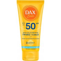 Dax Sun Nawilżająca Wodoodporna Emulsja Do Ciała SPF 50 D-Pantenol 50ml