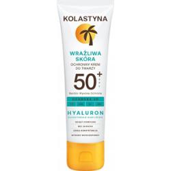 Kolastyna Hyaluron Wodoodporny Krem Do Twarzy Skóra Wrażliwa SPF 50 50ml
