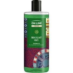 On Line Senses Brasilian Vibes Olejkowy Żel Pod Prysznic Guarana 500ml