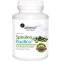 Aliness Spirulina Pacifica Hawajska 500mg Suplement Diety Algi 180 Tabletek