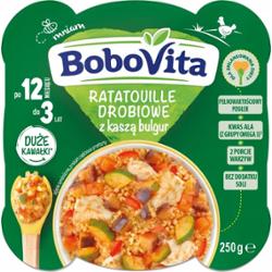 Bobovita Obiadek Dla Dzieci Ratatouille Drobiowe Bulgur Po 12 Miesiącu 250g