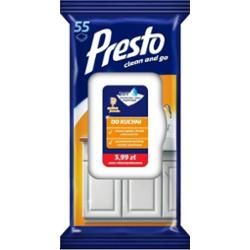 Presto Nawilżane Ściereczki Do Kuchni 55 Sztuk