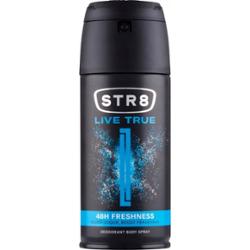STR8 Live True Dezodorant Męski Body Spray 48h Ochrony Nuty Wodne 150ml