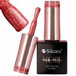 Silcare maniMore Lakier Hybrydowy z Drobinkami Flash Red 10g