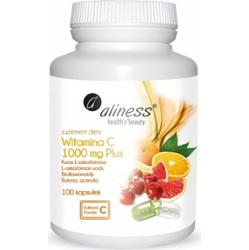 Aliness Witamina C 1000 mg Plus Rutyna Acerola Odporność 100 Kapsułek