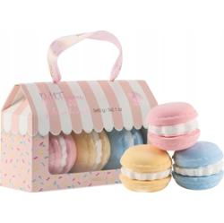 Aurora Zestaw Prezentowy Musujące Kule Do Kąpieli Box z Makaronikami 6x30g