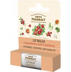 Green Pharmacy Nawilżający Balsam Pomadka Do Ust Żurawina Brusznica SPF 10