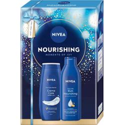 Nivea Nourishing Zestaw Prezentowy Kosmetyków Damskich Żel Mleczko Do Ciała