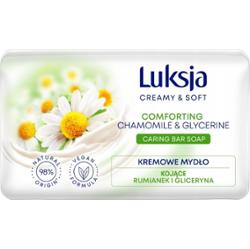 Luksja Creamy Soft Kremowe Mydło w Kostce Do Rąk Kojące Rumiankowe 90g