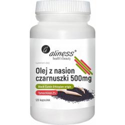 Aliness Olej z Nasion Czarnuszki 500 mg Suplement Diety Odporność 120 Kaps