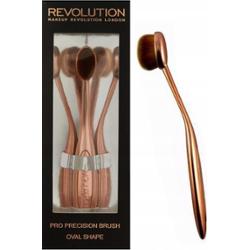 Revolution Precision Brush Oval Shape Pędzel Szczotka Do Makijażu Twarzy