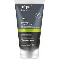 Tołpa Dermo Men Pure Węglowy Oczyszczający Żel Do Mycia Twarzy Męski 150ml