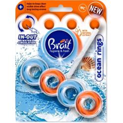 Brait Zawieszka Kostka Do WC Ocean Rings Intensywna Piana Morski Zapach 40g