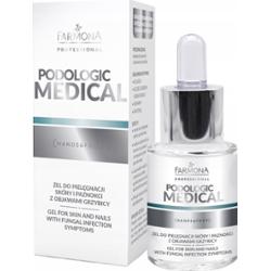 Żel do pielęgnacji skóry i paznokci z grzybicą - Farmona Podologic Medical - 15 ml