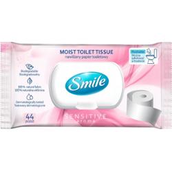 Smile Nawilżany Papier Toaletowy Sensitive Aroma Spłukiwalny 44 Sztuk
