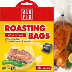 AluFix Worki Rękawy Do Pieczenia Piekarnika Kieszeń 8 Sztuk + Klamerki